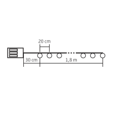 GHIRLANDÃ CU LED-URI, DECOR GLOB DIN BUMBAC CBL11/M GHIRLANDÃ CU LED-URI, DECOR GLOB DIN BUMBAC CBL11/M
