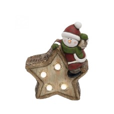 DECOR CERAMIC DE MASÃ CU LED, STEA KDC19